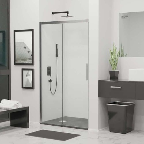 Душевая дверь RGW Leipzig 34121218-11 180х195 стекло прозрачное профиль хром - фото 2