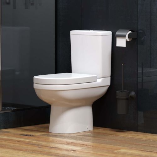 Унитаз напольный с бачком Niagara Nero NG-9902 белый с сиденьем микролифт безободковый душевой смыв - фото 5