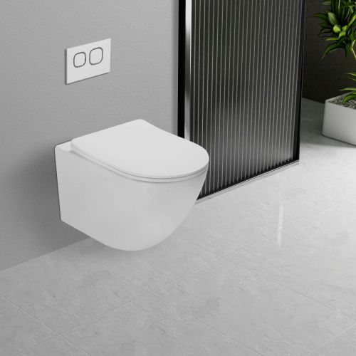 Унитаз подвесной Vincea Globo VT1-14T белый с сиденьем микролифт безободковый смыв торнадо