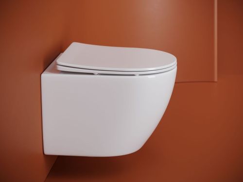 Унитаз подвесной Ceramica Nova UNO CN11001T белый с сиденьем микролифт смыв торнадо - фото 4