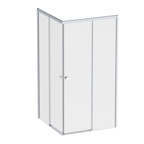 Душевой уголок Am.Pm X-joy W94G-403-100100-MТ1К 100х100 стекло прозрачное профиль хром без поддона - фото 2