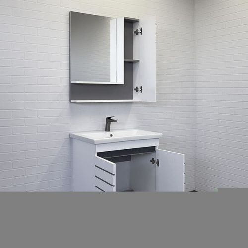 Тумба с раковиной Comforty Нарва 00-00015236CF 70х50 напольная цвет белый - фото 5