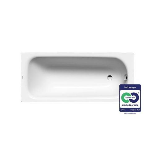 Ванна стальная Kaldewei Saniform Plus 128 112600010001 170х75 пристенная прямоугольная с ножками - фото 2