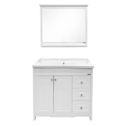 Тумба с раковиной Comforty Тбилиси 00003132630CF 90х50 напольная цвет белый - фото 4