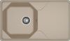 Кухонная мойка Granfest Unique U-840L песочный 85х50 цвет бежевый поверхность матовая