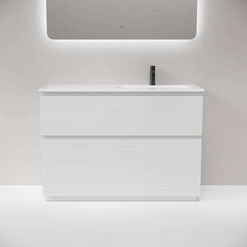 Тумба под раковину Sancos FOLK Floor FL120FRW 120х40 напольная цвет белый - фото 5