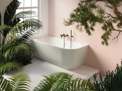 Ванна акриловая Gruppo Treesse CORA V057BO SX 170х75 пристенная асимметричная - фото 2