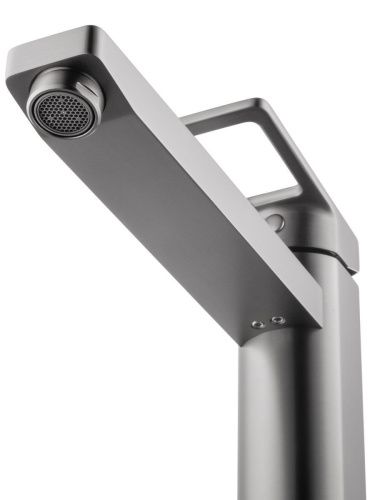 Смеситель для раковины Wonzon & Woghand Frame WW-88239010-BGM на столешницу серый - фото 3