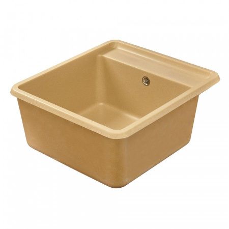 Кухонная мойка Aquaton Беллис 1A724932BS260 55х50 цвет бежевый поверхность матовая