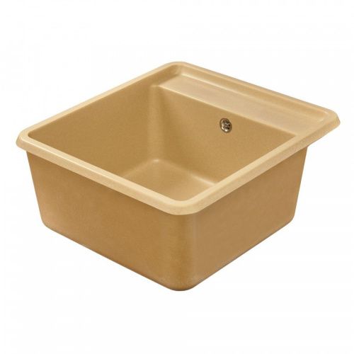 Кухонная мойка Aquaton Беллис 1A724932BS260 55х50 цвет бежевый поверхность матовая - фото 3