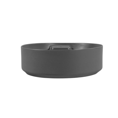 Раковина из сантехнического фарфора Aquatek ЕВРОПА AQ5212-MG 40х40 накладная цвет серый 1 отверстие под смеситель - фото 2