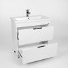 Тумба под раковину Viant Лима VLIM80CO-T2Y 80х40 напольная цвет белый