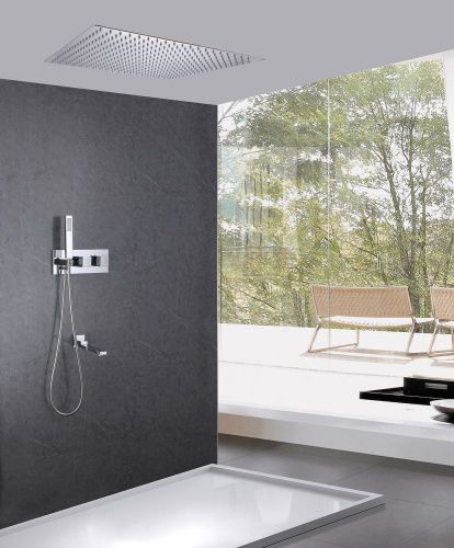 Душевая система Abber AF8254 встраиваемая в стену цвет хром с термостатом - фото 2