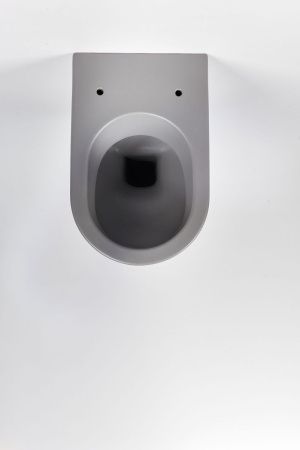 Чаша унитаза подвесная Galassia Dream 7334GM цвет серый без сиденья безободковая каскадный смыв