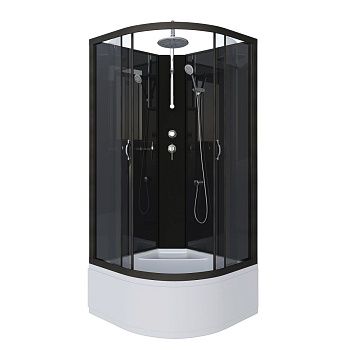 Душевая кабина Niagara Classic 65081434BKT 90х90 четверть круга без крыши ориентация универсальная