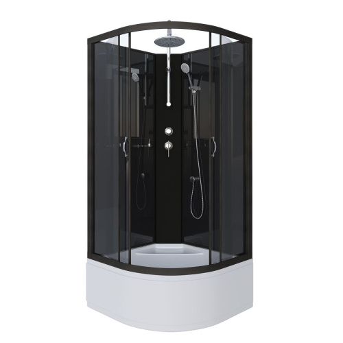 Душевая кабина Niagara Classic 65081434BKT 90х90 четверть круга без крыши ориентация универсальная