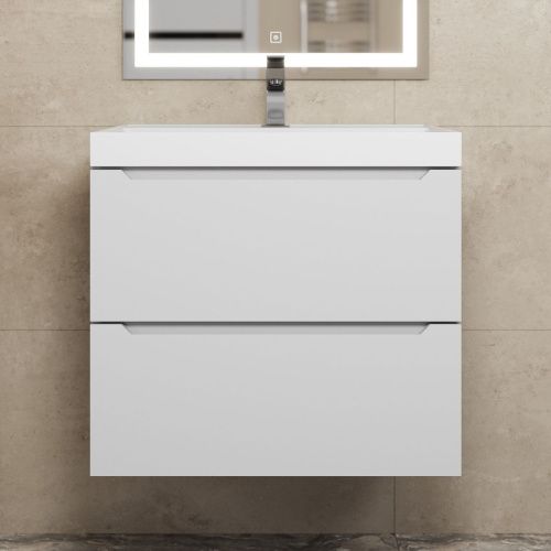 Тумба под раковину Uperwood Tanos 291020242 60х50 подвесная цвет белый - фото 3