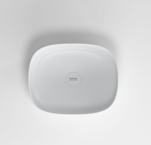 Раковина из искусственного камня Plumberia Selection Veloma VELOMA OVAL BO 50х40 накладная цвет белый - фото 3