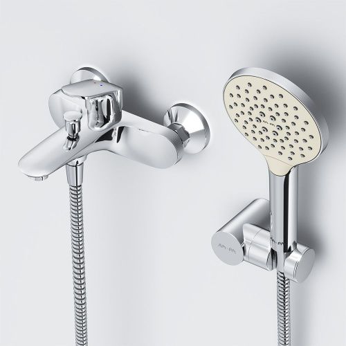 Смеситель для ванны и душа Am.Pm Like F8015000 настенный хром - фото 5