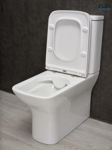 Унитаз напольный с бачком Gid Concavo Tn2125 (62245Y) белый с сиденьем микролифт безободковый - фото 2