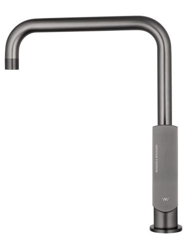 Смеситель для кухни Wonzon & Woghand WW-L1006-BGG на мойку серый - фото 2