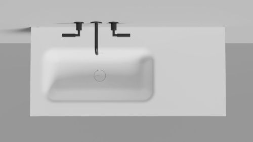 Раковина из искусственного камня S-Stone Salini Onda 14022031MN 200х70 накладная цвет белый - фото 5