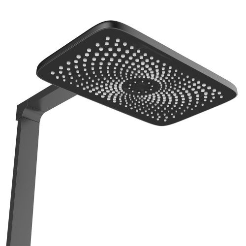 Душевая стойка Vincea Inspire VSFS-3I13TGM настенная цвет вороненая сталь с термостатом - фото 5