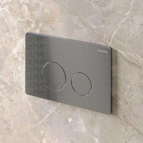 Клавиша смыва механическая Grossman Style 700.K31.05.42M.42M цвет серый - фото 3