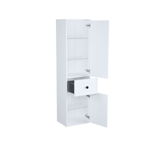 Шкаф-пенал Iddis Torr TOR40W0i97 40х150 подвесной цвет белый - фото 3