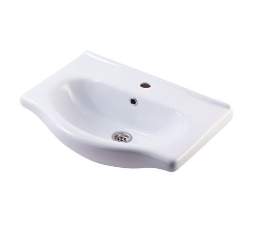 Раковина из сантехнического фарфора Rosa Вн МуБ04 60х40 накладная цвет белый