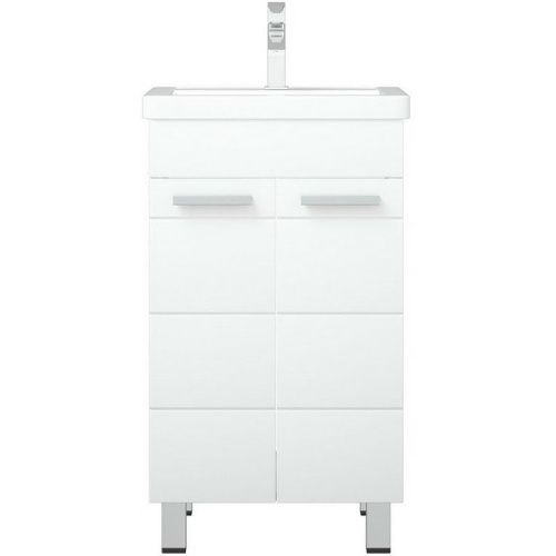 Тумба под раковину Corozo Денвер SD-00000529 50х40 напольная цвет белый - фото 2