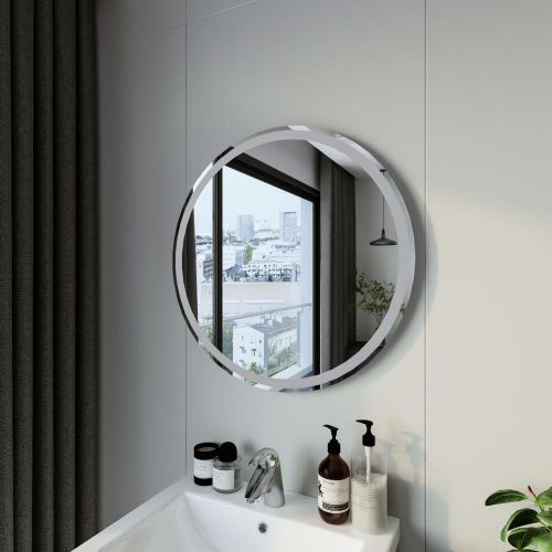 Зеркало с подсветкой Бриклаер Эстель 4627125414367 70х70 подвесное - фото 4