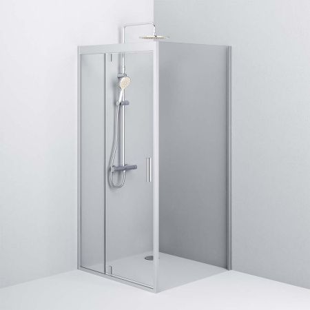 Душевой уголок Am.Pm Gem W90G-404-090MT 90х90 стекло прозрачное профиль хром без поддона