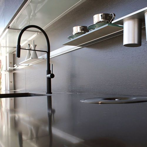 Смеситель для кухни Clever Chef 60146 на мойку черный - фото 2