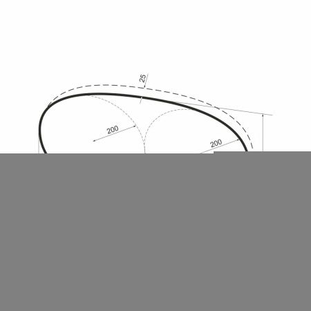 Зеркало с подсветкой Wellsee 7 Rays' Spectrum 172201510 80х40 подвесное