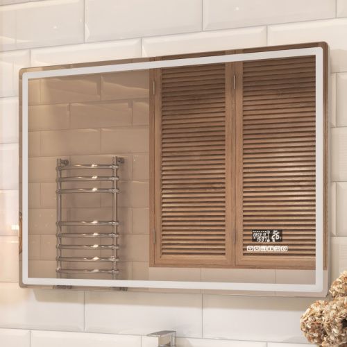 Зеркало с подсветкой Vigo Geometry Media Voice 52 120х70 - фото 2