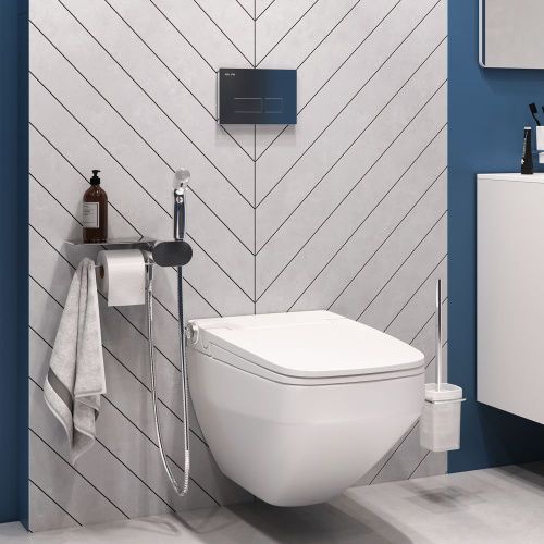 Унитаз подвесной Am.Pm Inspire V2.0 CK50H0603W белый с сиденьем микролифт безободковый каскадный смыв - фото 3