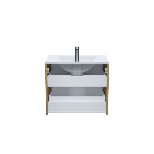 Тумба с раковиной Iddis Bild BIL60V0i95K 60х50 подвесная цвет коричневый - фото 3