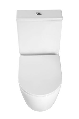 Унитаз напольный с бачком CHARUS TORRE BIANCA CT700-131W белый с сиденьем микролифт каскадный смыв - фото 3