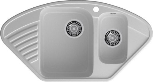 Кухонная мойка Granfest Quarz 14 серый 95х50 цвет серый поверхность матовая
