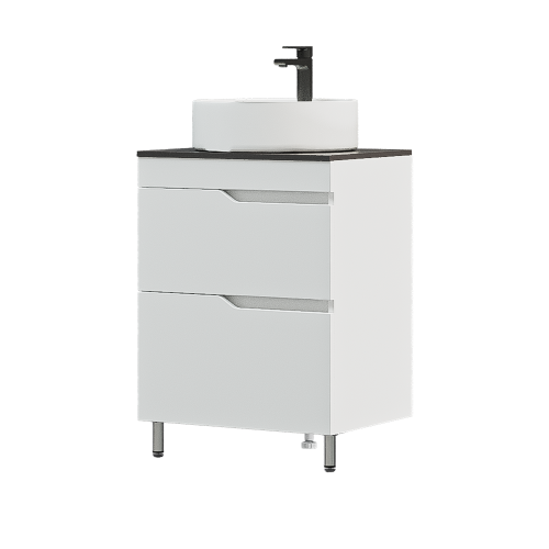 Тумба под раковину Corozo Теона SD-00001441 60х40 напольная цвет белый - фото 2