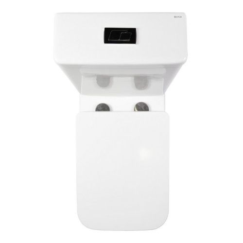 Унитаз напольный с бачком Bond Cube F04-00 белый с сиденьем безободковый душевой смыв - фото 2