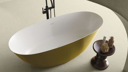 Ванна из искусственного камня Zenon Covadonga R 4000.000.000.000.31779 180х80 отдельностоящая овальная - фото 3