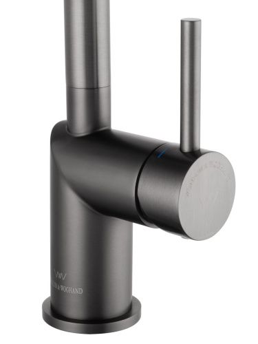 Смеситель для кухни Wonzon & Woghand WW-6018-BGG на мойку серый - фото 5