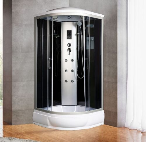 Душевая кабина River DUNAY 10000003137 80х80 четверть круга с крышей ориентация универсальная - фото 4