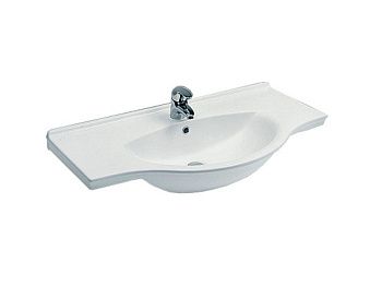 Раковина из сантехнического фаянса Hatria SOPHIE Y0HC01 100х50 подвесная цвет белый