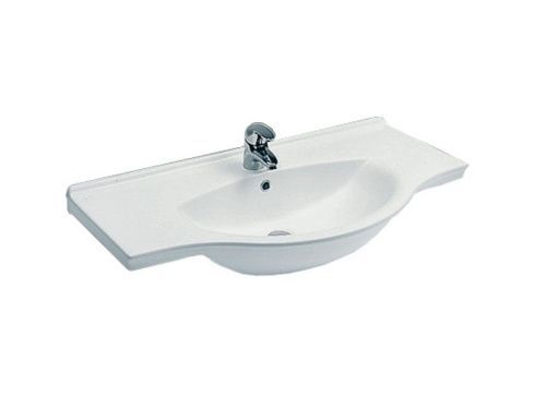 Раковина из сантехнического фаянса Hatria SOPHIE Y0HC01 100х50 подвесная цвет белый