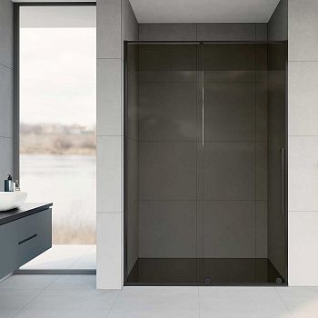 Душевая дверь Vincea Arno VPS-1A120CGB 120х200 стекло тонированное профиль черный