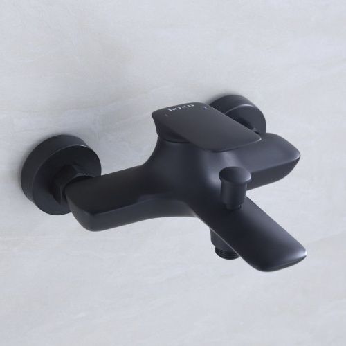 Смеситель для ванны Bond Cube B03-3188 настенный черный - фото 3