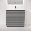 Тумба под раковину Sancos FOLK Floor FL90FES 90х40 напольная цвет серый